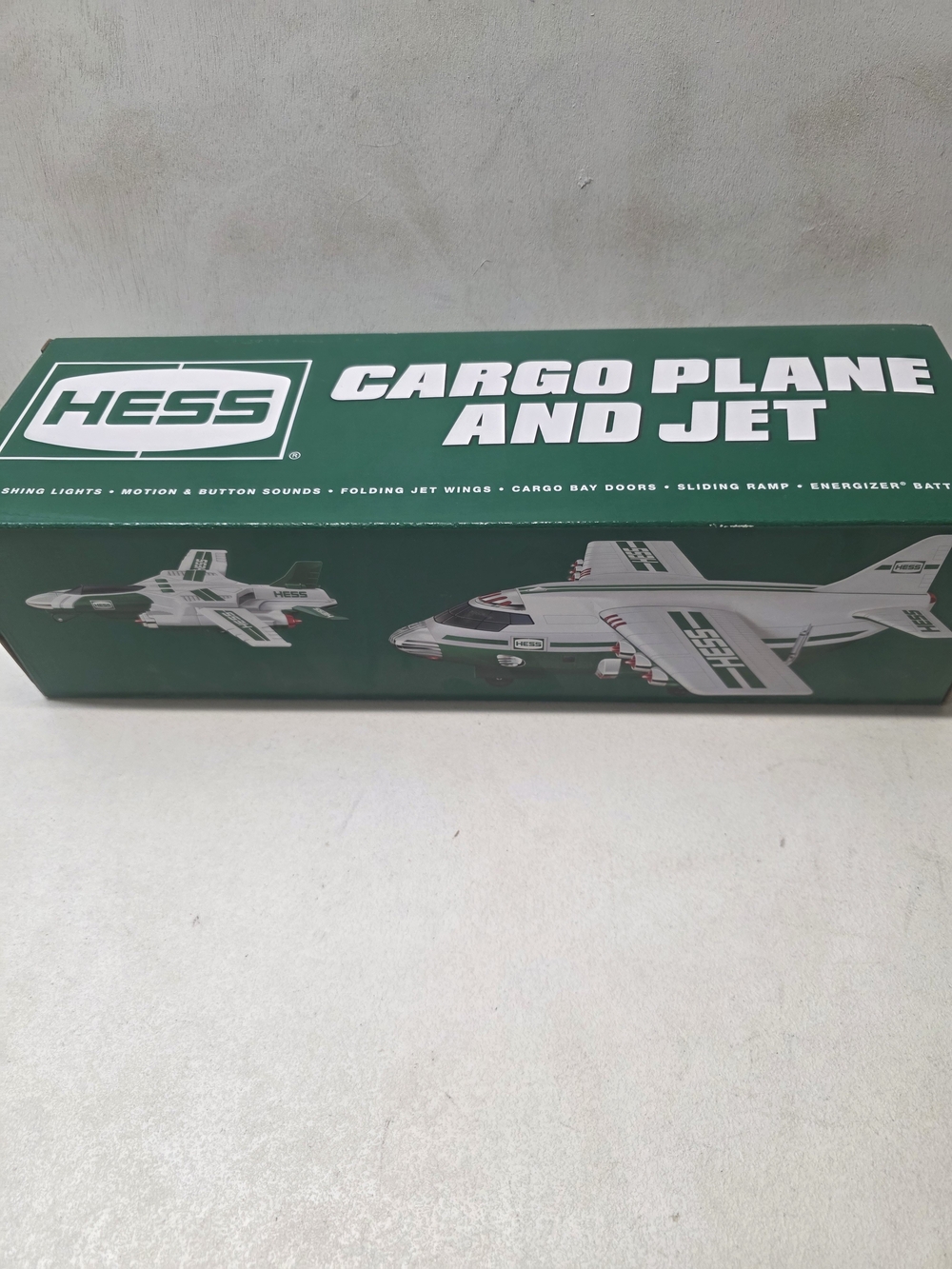 2021 Hess Cargo Plane & Jet Toy Set w/ Original Box Instructions Complete